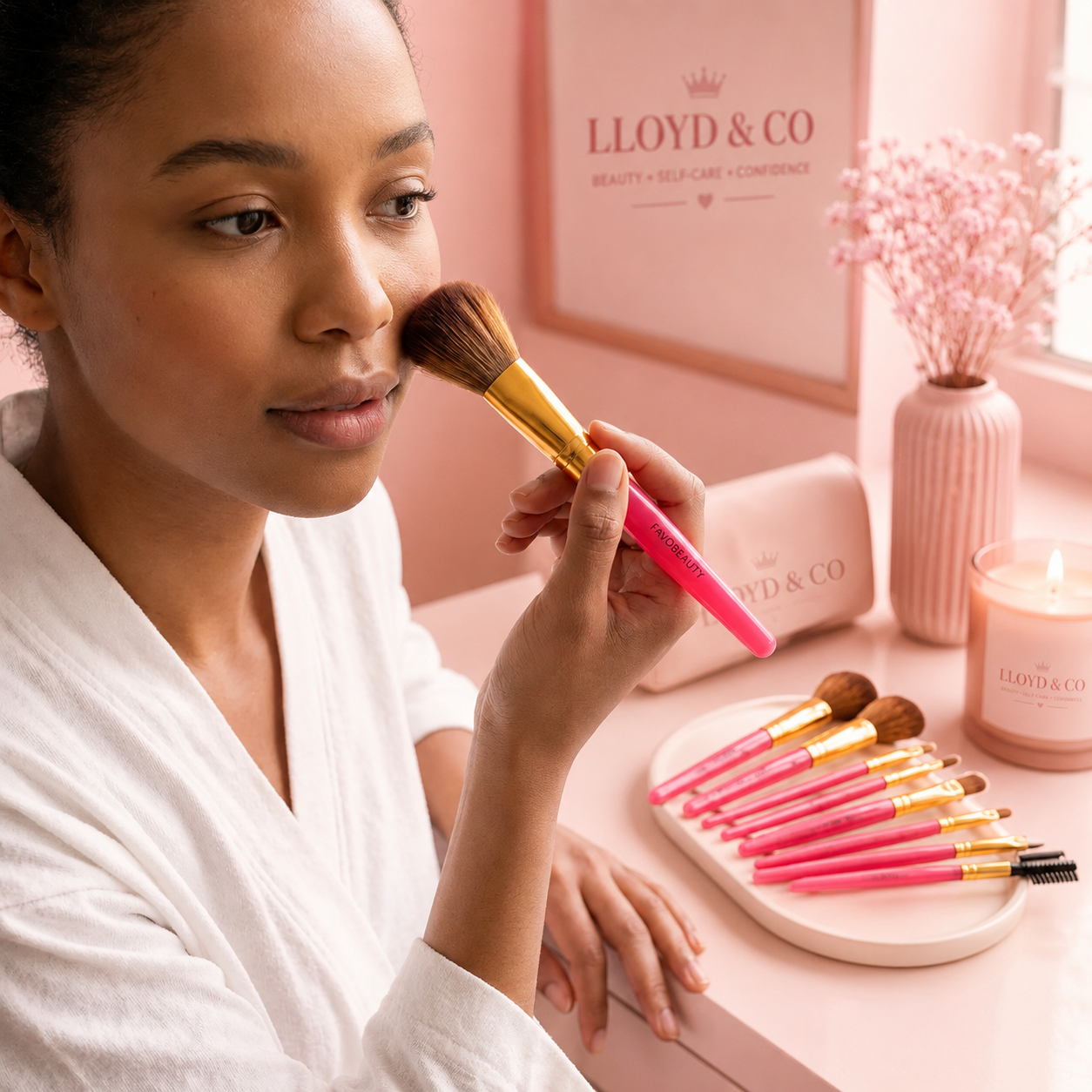 LuxeBlend™ 8-Piece Makeup Brush Set
